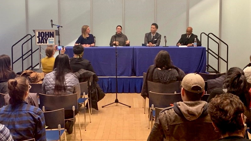 Human trafficking panel at forum